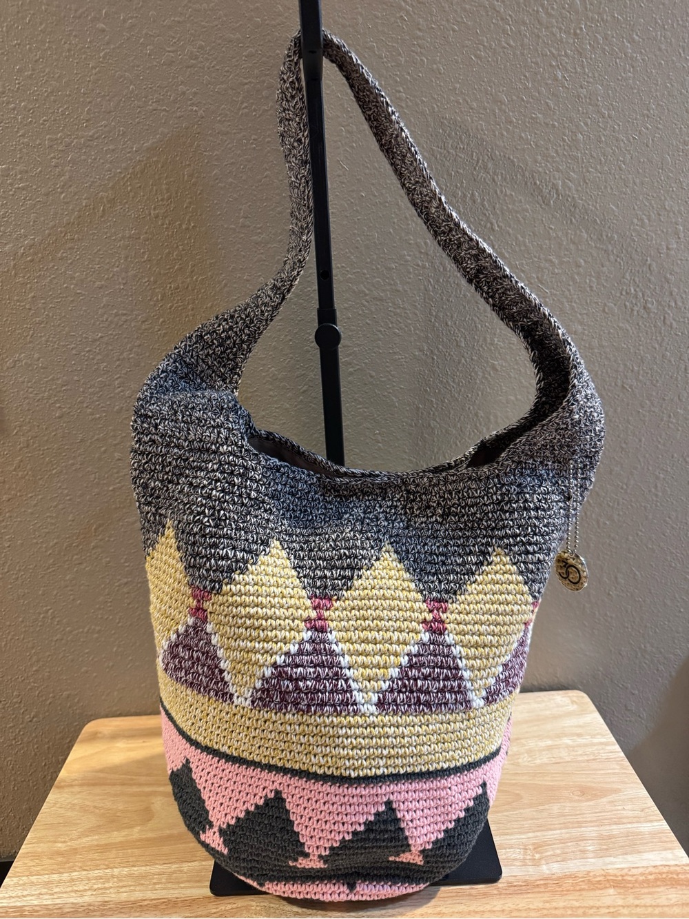 The Sak Patterned Crocheted Hobo Bag - Limited Edition
